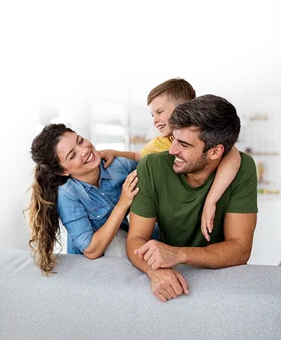 happy family having fun time at home(v2)